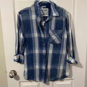 Denim Plaid Shirt